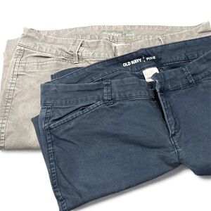 Old Navy Pixie Pants in Gray and Blue